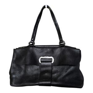 Vintage Y2K Hogan Purse Authentic Chic Boho Soft Leather bag in black